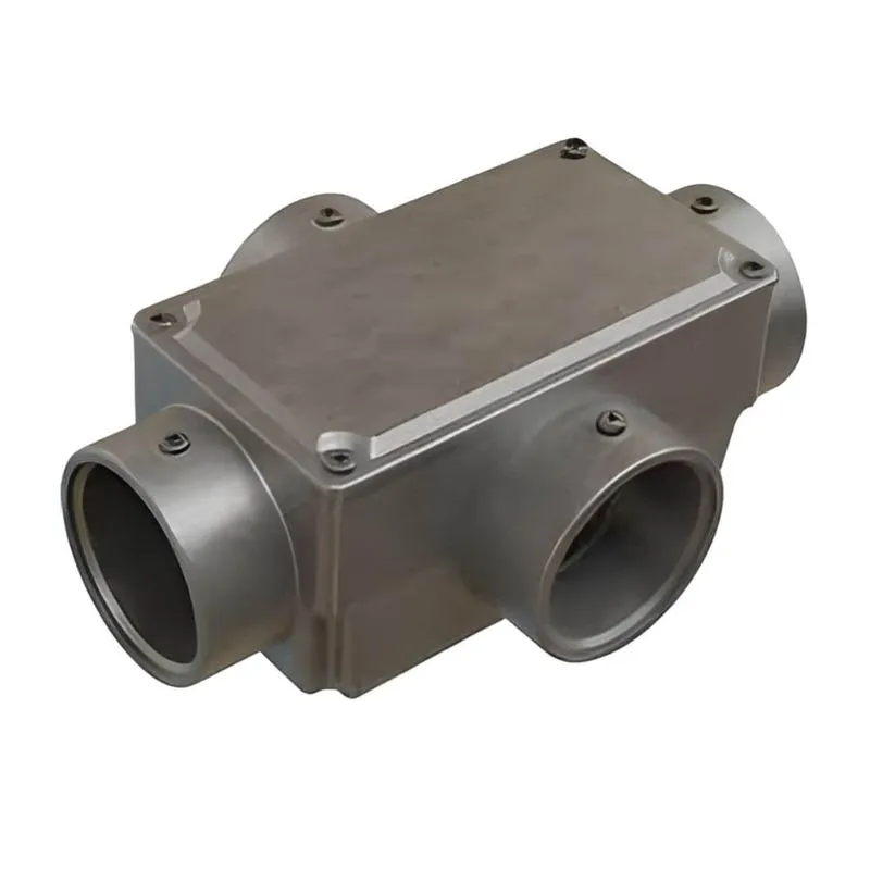 Caixa De Derivação Fixa Conduletzel Sem Pintura Tipo X De 1.1/4" Com Tampa - E012100055 - Wetzel Wetzel