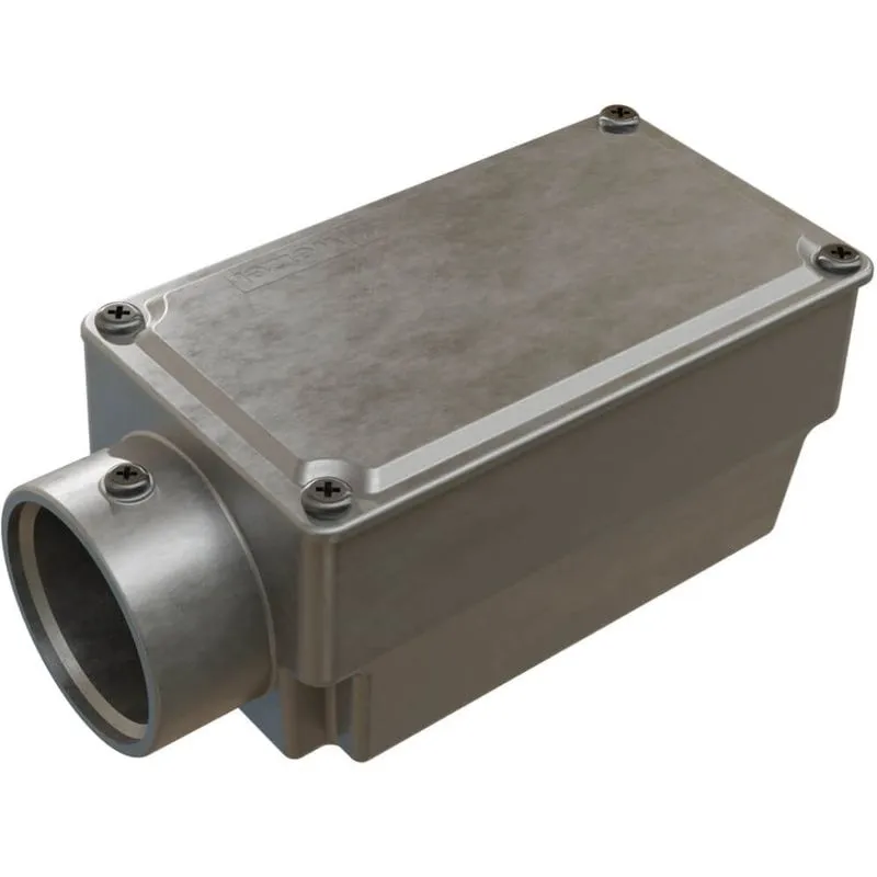 Caixa De Derivação Fixa Conduletzel Sem Pintura Tipo E De 1.1/2" Com Tampa - E012030065 - Wetzel Wetzel
