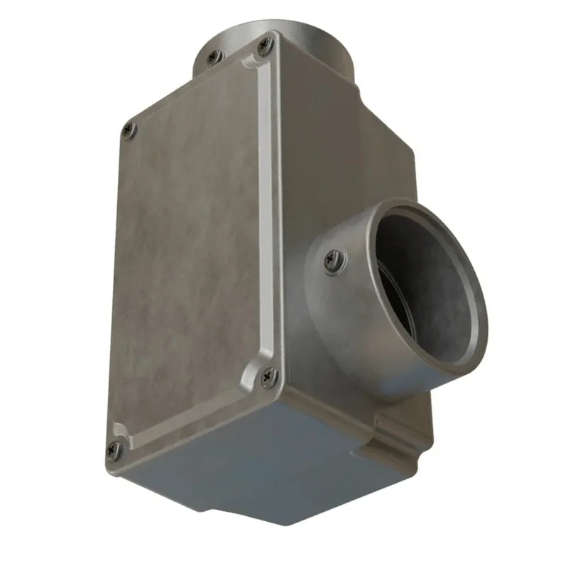 Condulete Tipo LR 1.1/2 Polegada Sem Rosca Com Tampa Sem Pintura Sem Vedação LR112SR Wetzel