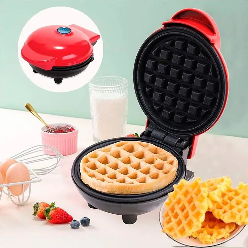 Mini Waffle Elétrica Leve Rápida E Muito Funcional 110v