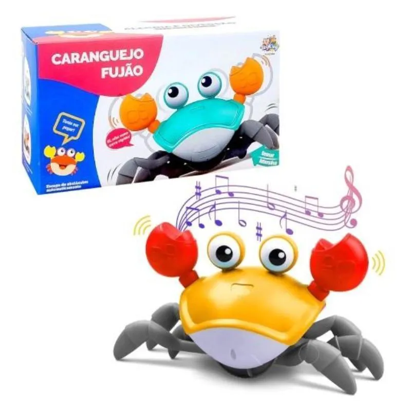 Caranguejo Brinquedo Interativo Com Música Para Bebês