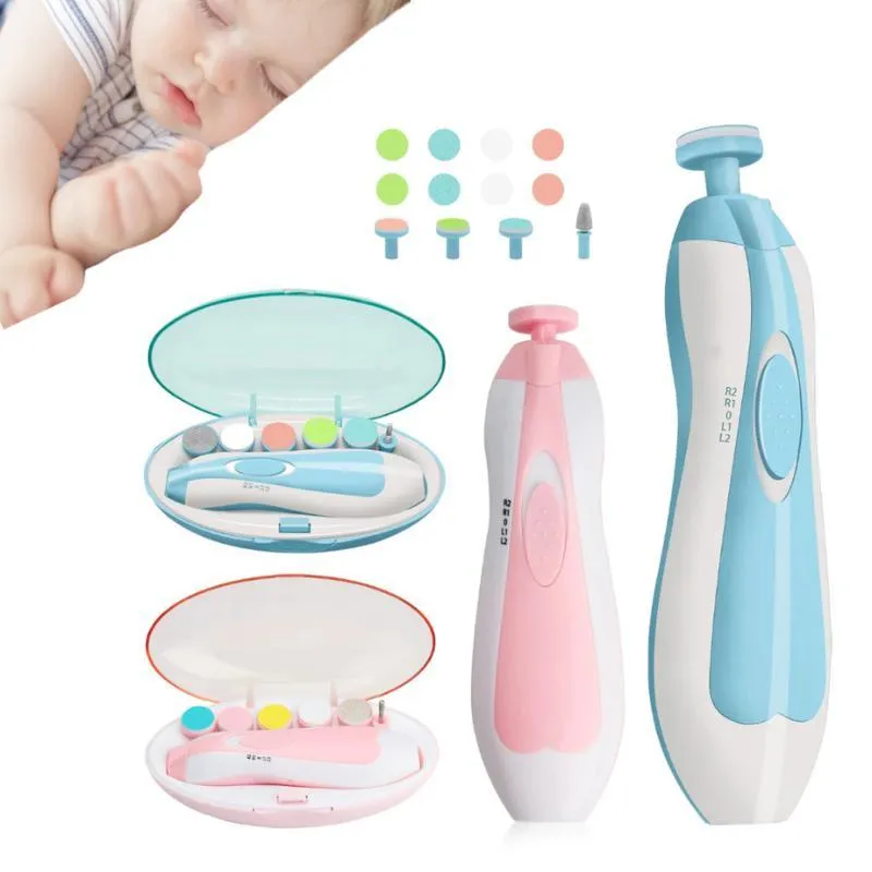 Kit Higiene Bebê Lixa De Unha Elétrica Pilha