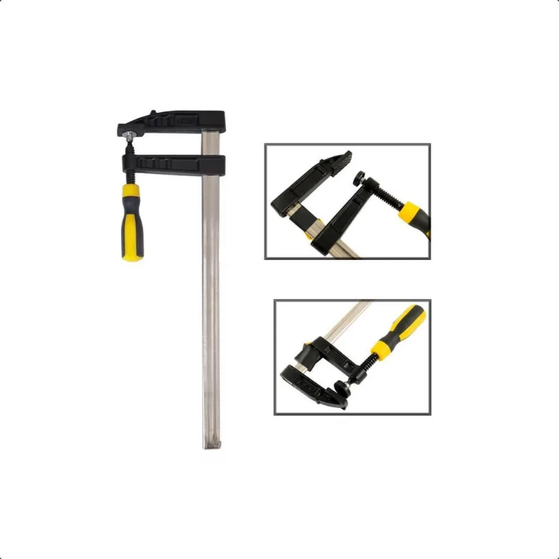 Grampo Sargento Tipo F 120 X 400 Mm Aço Cromo Vanádio