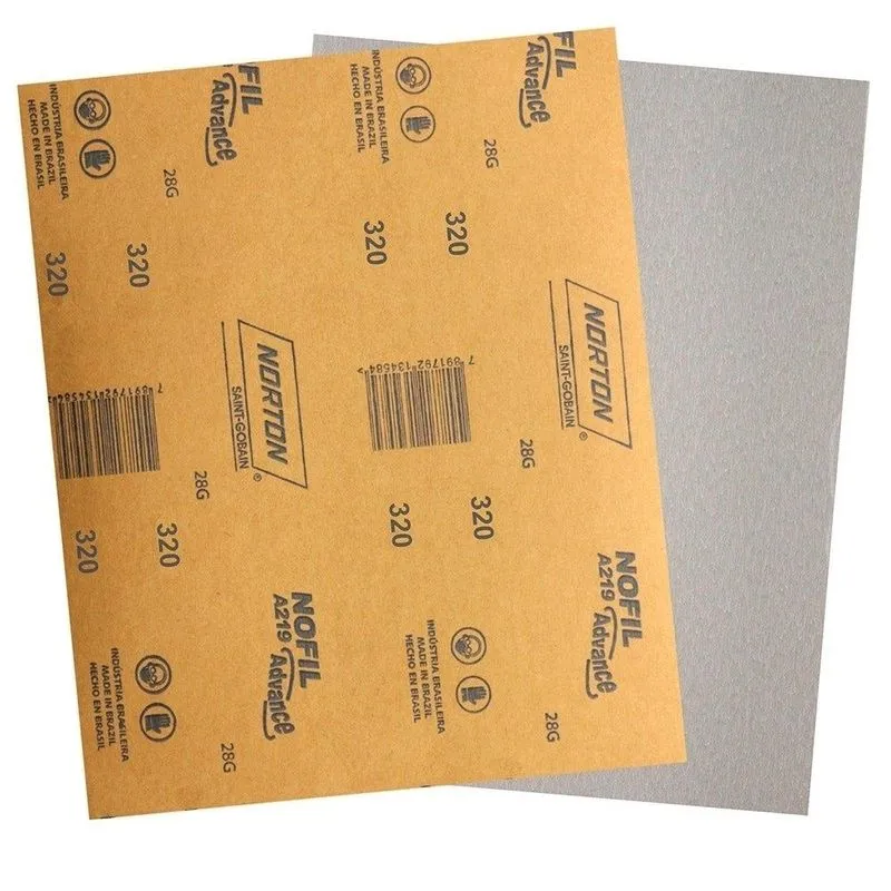 Lixa Norton Madeira G320 A-219 - Embalagem Com 50 Unidades