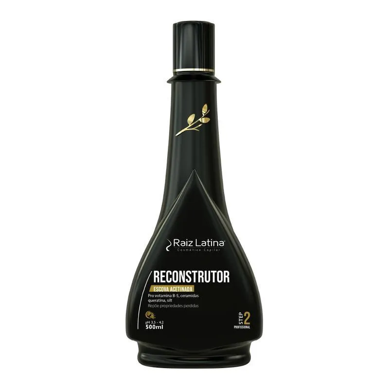 Raiz Latina Escova Acetinada Reconstrutor Step 2 500ml