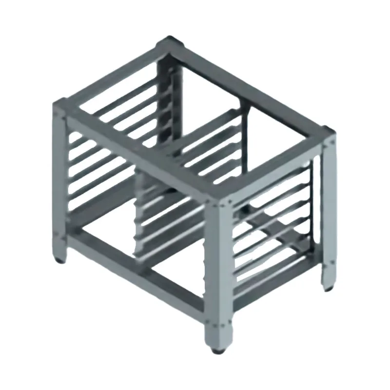 Base De Apoio Para Forno Combinado C-max 6 Ou C-max 10 Prática Klimaquip - Armazena 14 Gn's Aço Inox Base Prática Klimaquip