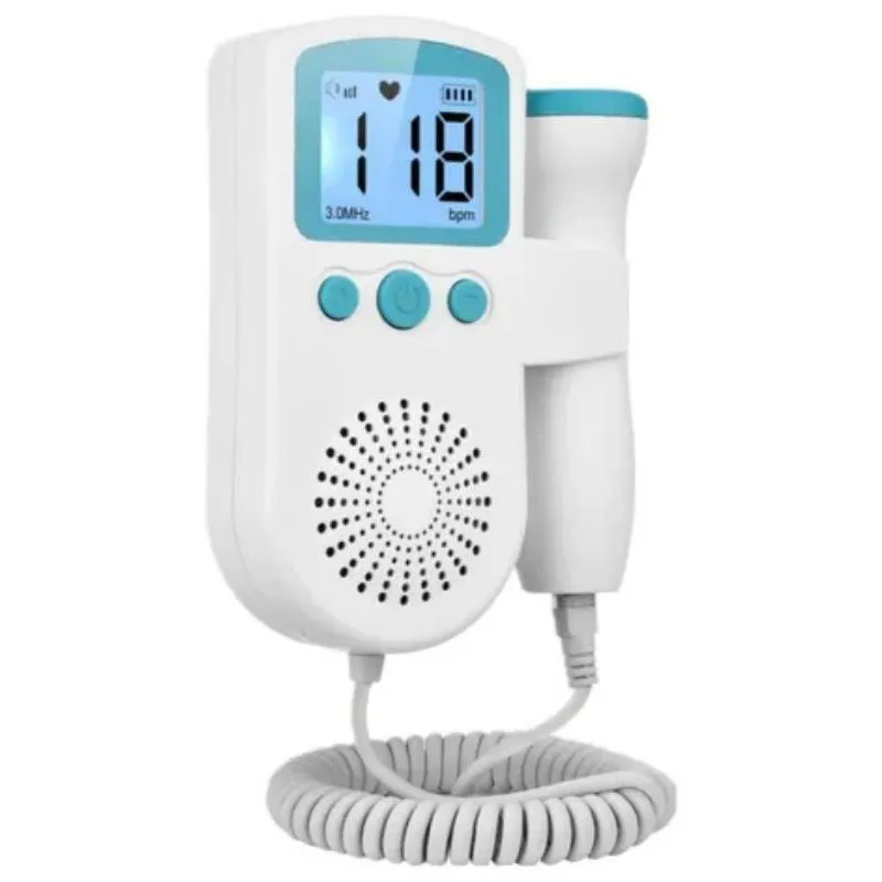 Doppler Sonar Fetal Doppler Ouvir Batimentos Grávida Bebê Colorido