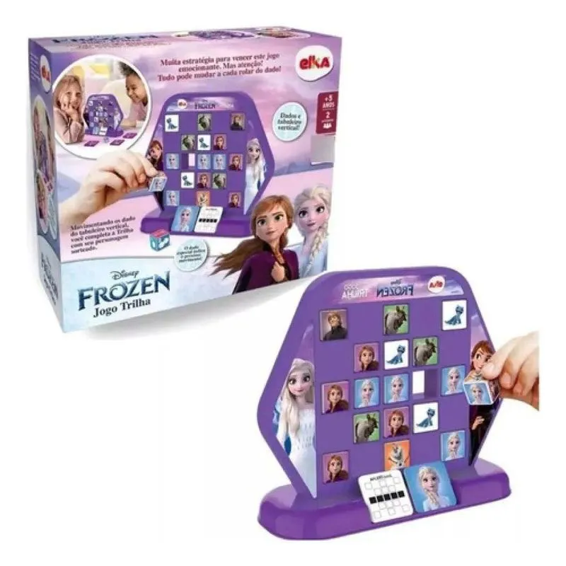 Brinquedo Menina E Menino Infantil Jogo Trilha Frozen 2 Elka