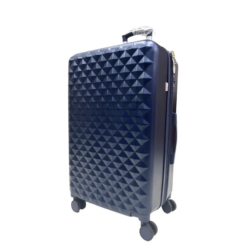 Mala Grande 35Kg Expansível Azul Marinho Diamond Ultra Leve