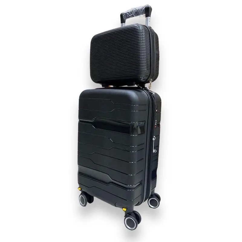 Kit Mala De Bordo 10Kg + Frasqueira Polipropileno Inquebrável