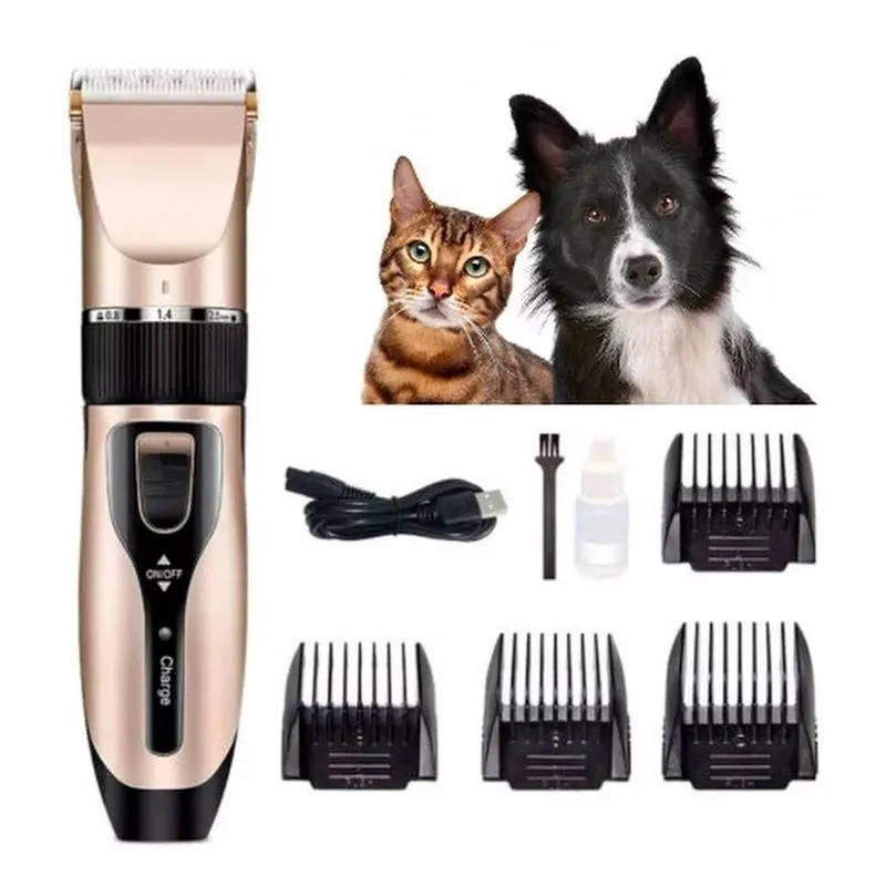Banho Pet Máquina Tosar Cachorro E Gato Praticidade E