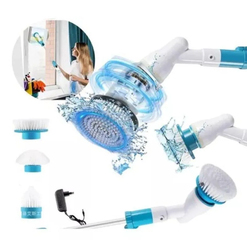 Esfregão Elétrico 3 Em 1: Limpeza Eficiente E Fácil