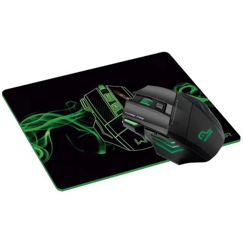 Mouse Gamer Rayner 3200dpi Com Mousepad Warrior
