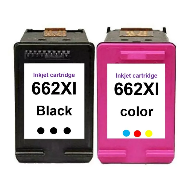Cartucho compativel 662xl 662 662 xl 2515 2516 3515 35106 Preto E Colorido color + black 15ml