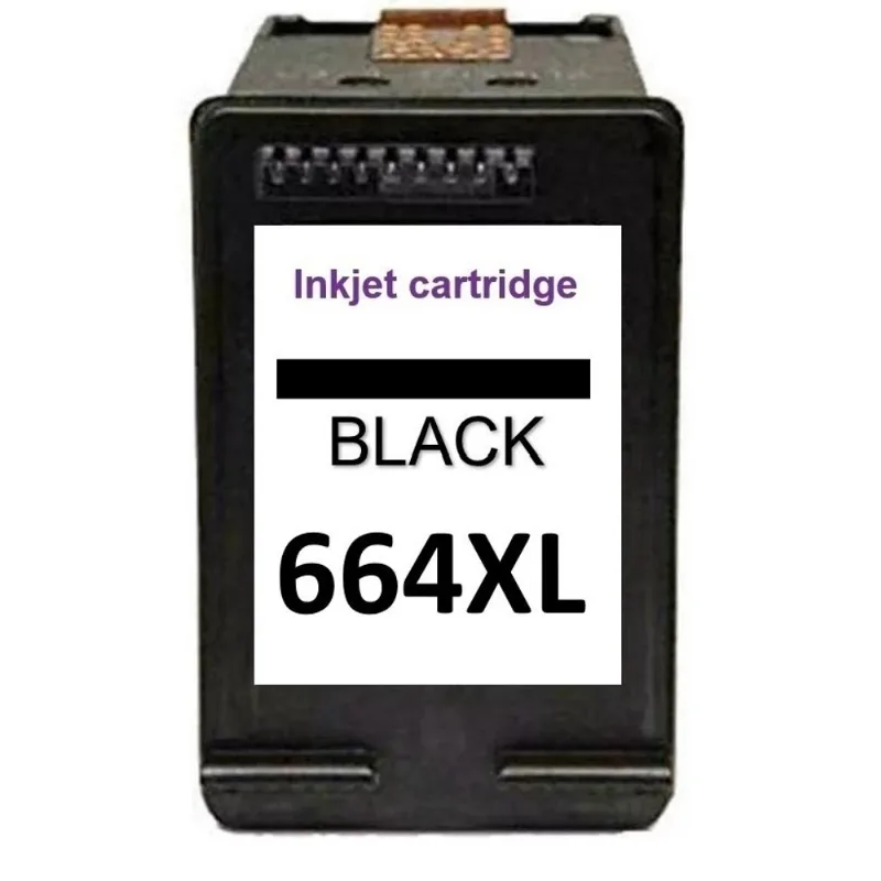 Cartucho De Tinta Compatível 664xl preto Deskjet Ink Advantage F5s21a 2135 2136 F5s30a 3636 3836 4536