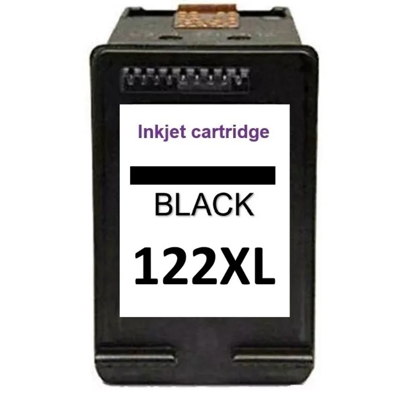 Cartucho compativel com/hp 122 122xl preto 122 xl black para impressora 1000 2050 2000 3050 15 ml