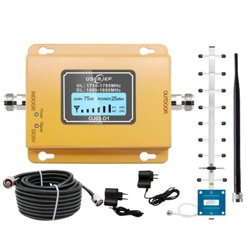 Repetidor Sinal Celular 1800 Mhz 2g 3g 4g C Antena Completo