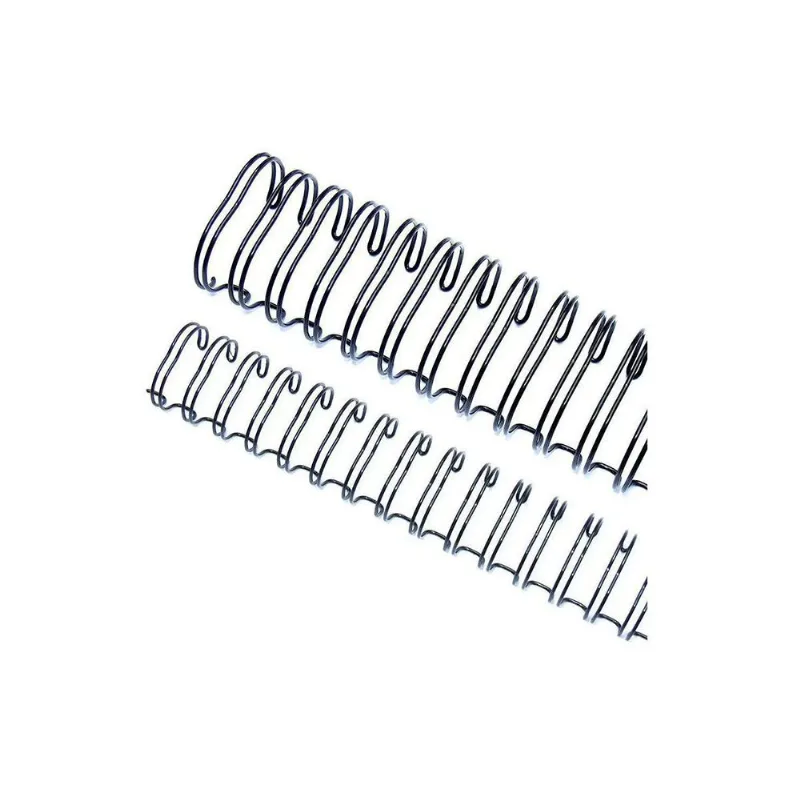 Wire-o Garra Duplo Anel 7/8" Para 180 Fls A4 2x1 Preto 50 Und - LASSANE