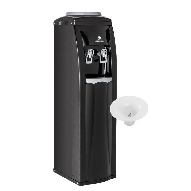 Bebedouro Coluna Refrigerado Branco com Furador Karina
