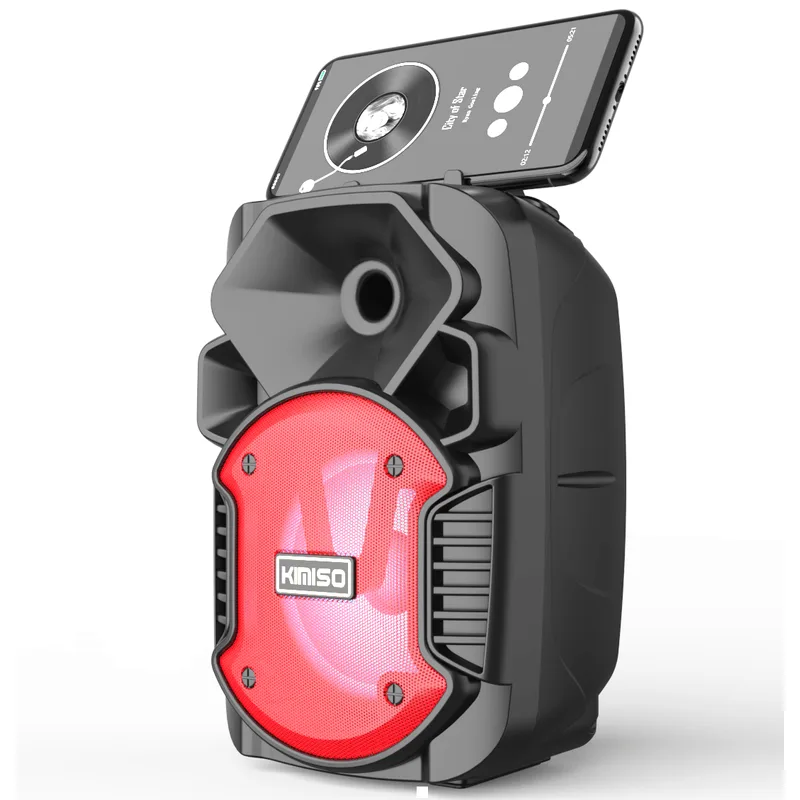 Caixa de Som Portátil Wireless Bluetooth Kimiso KMS-1005 - VERMELHO
