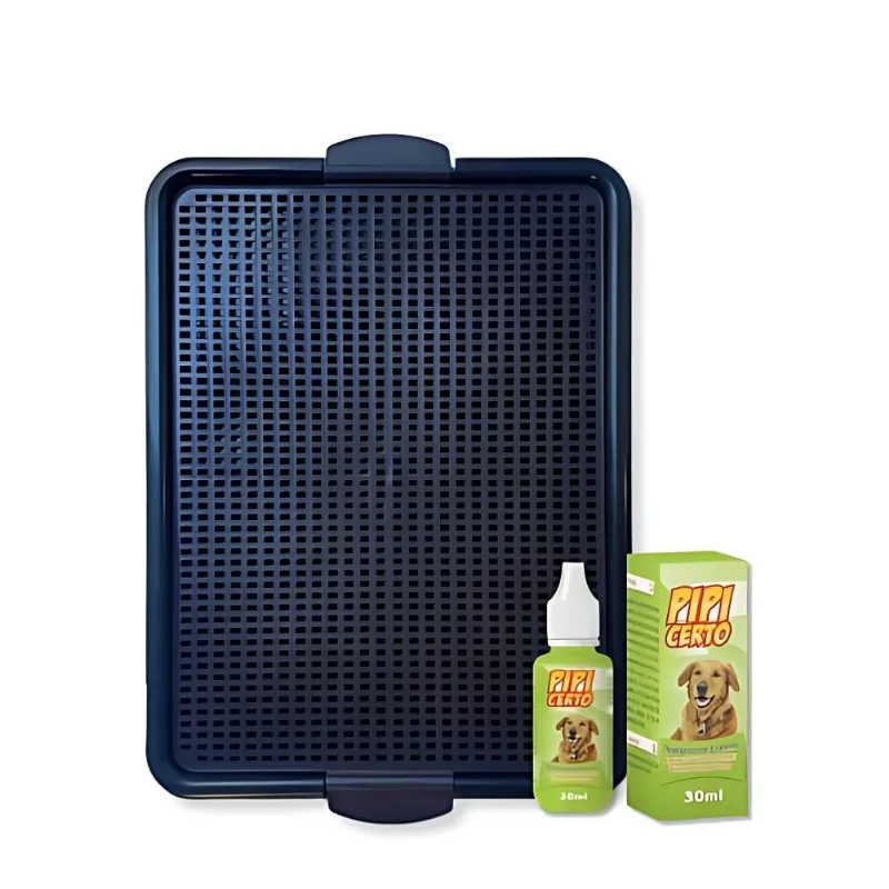 Kit Tapete Higiênico P/ Cachorro Lavável + Pipi Certo