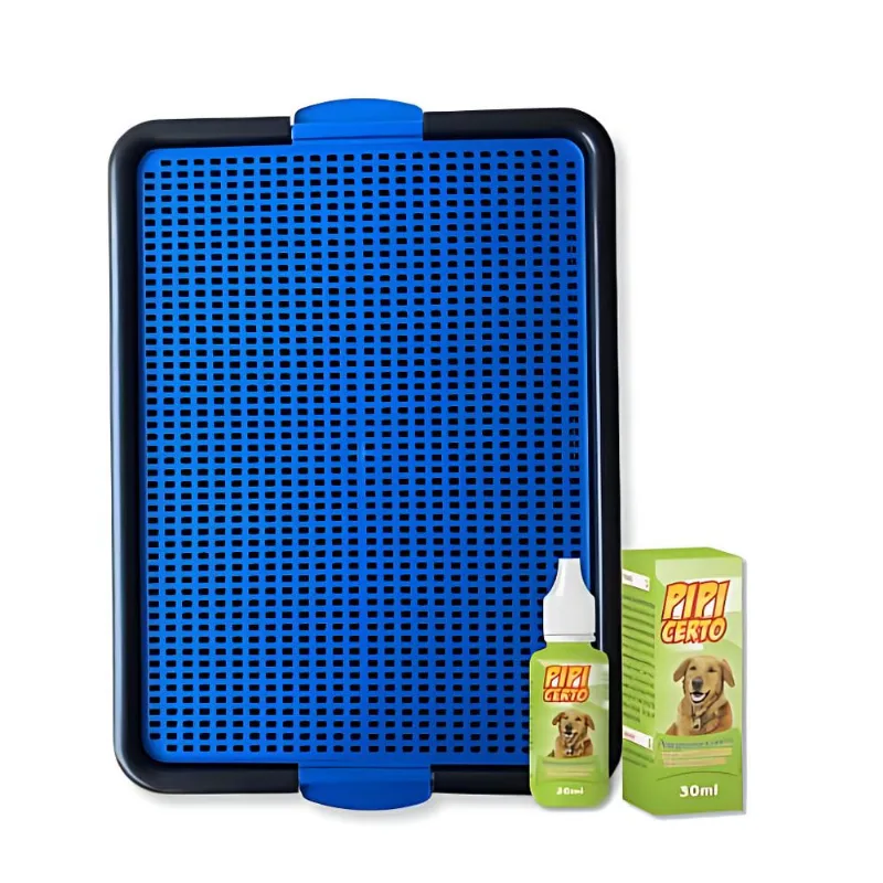 Kit Tapete Higiênico P/ Cachorro Lavável + Pipi Certo