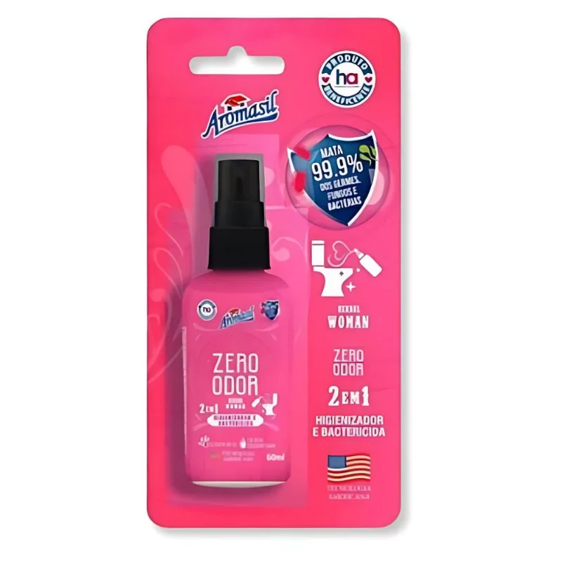 Zero Odor 2 Em 1 Aromasil 60ml Desodorizador