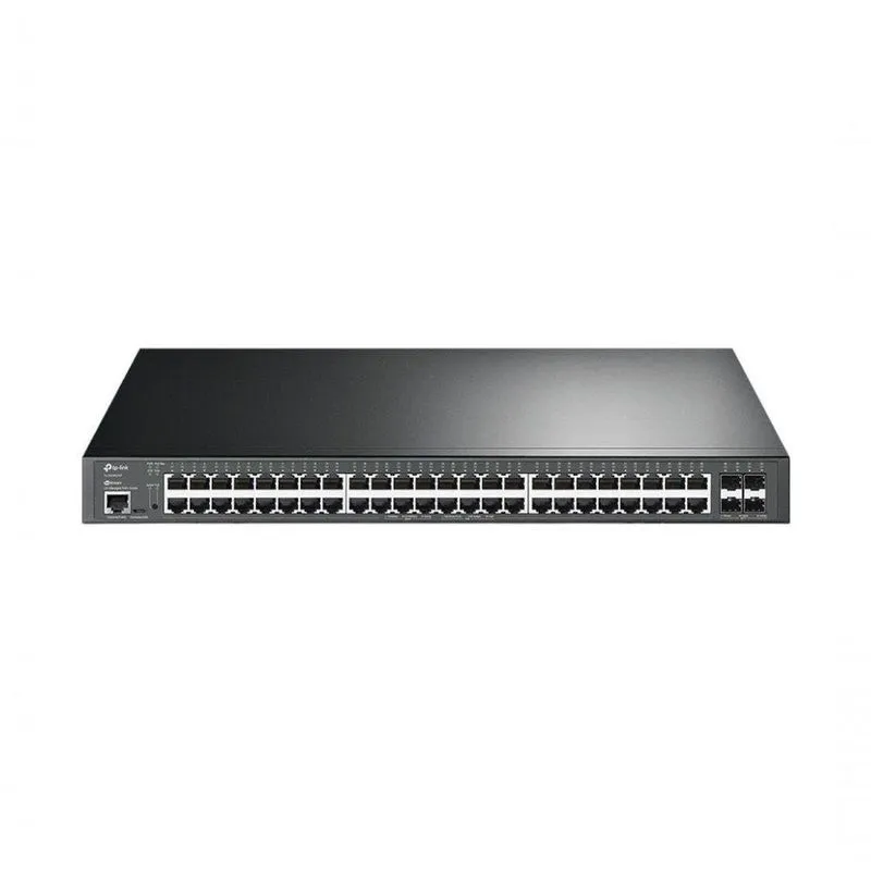 Switch Tp-link Poe+ Gigabit 4 Portas, Sfp, 48 Portas, Gerenciável - Tl-sg3452xp