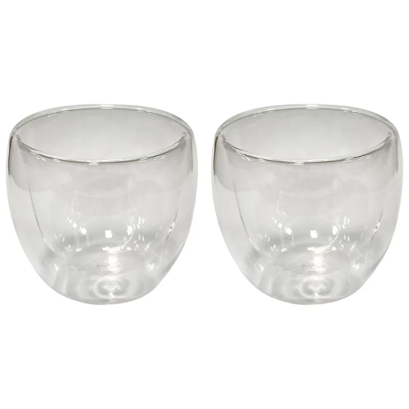 Kit de Copos para Café Borossilicato 80ml 2 Peças - Bono