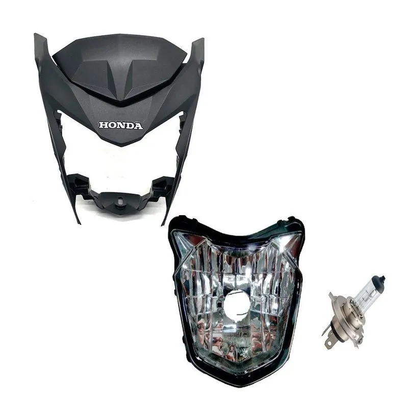Carenagem Do Farol + Farol + Superior Farol Cb 250f Twister