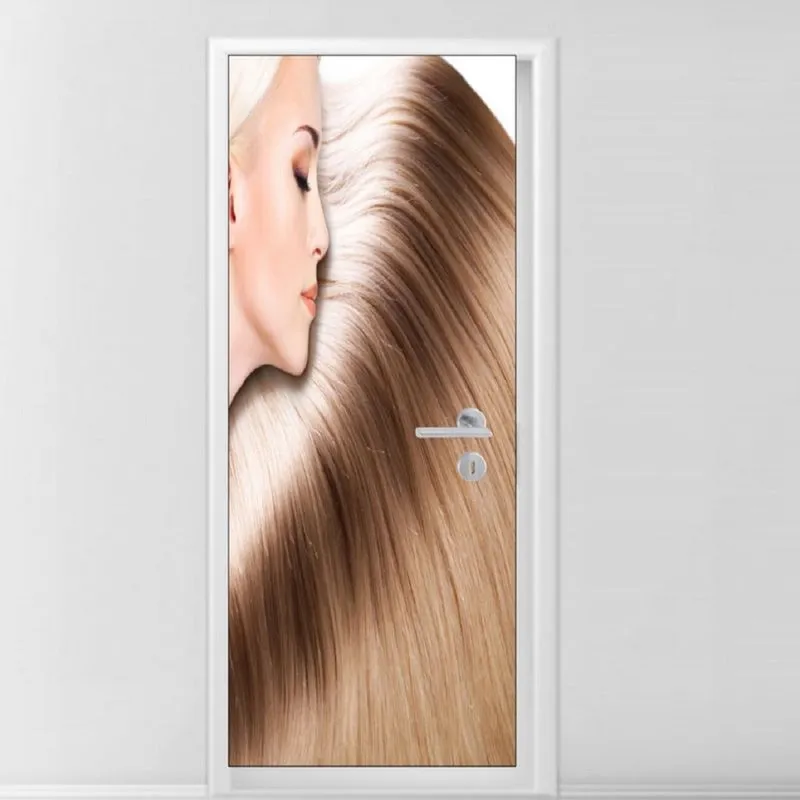 Adesivo Decorativo Personalizado Porta Salão De Beleza