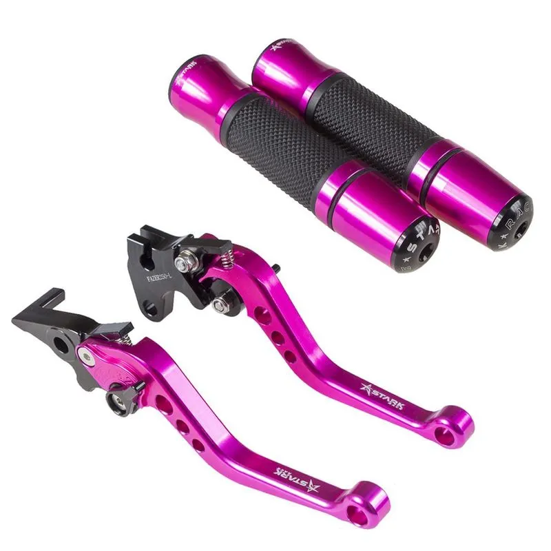 Kit Esportivo Rosa Manopla Jupiter Manete Bmw S1000r S1000rr