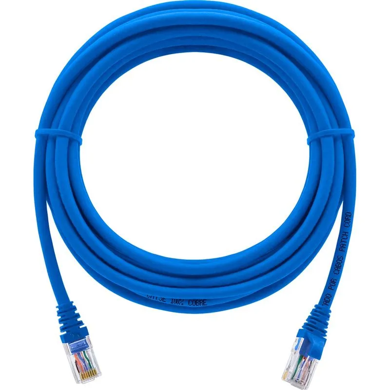 Cabo De Rede 7 Metros Patch Cord Cat5e Utp 100% Cobre