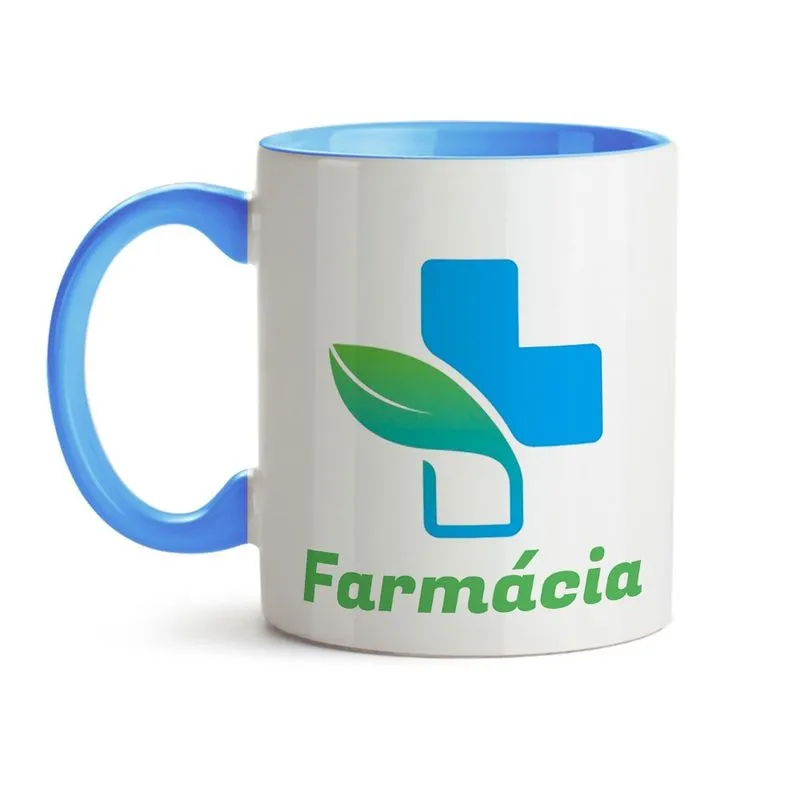Caneca Profissão Farmácia cruz