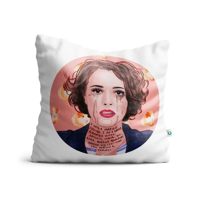Almofada Fleabag Desenho Chorando