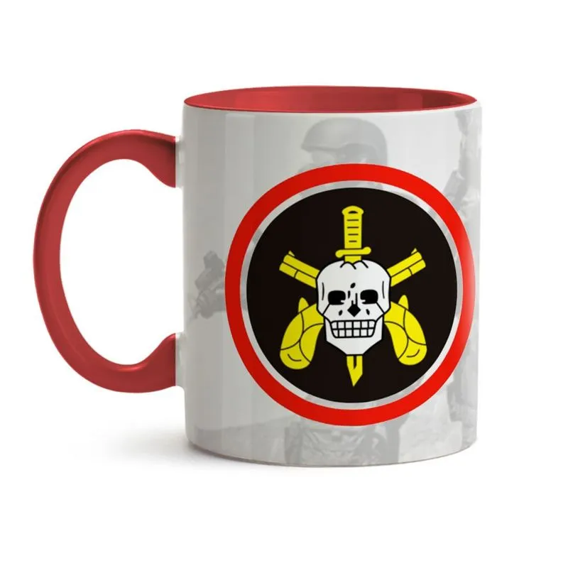 Caneca BOPE Logo Faca na caveira
