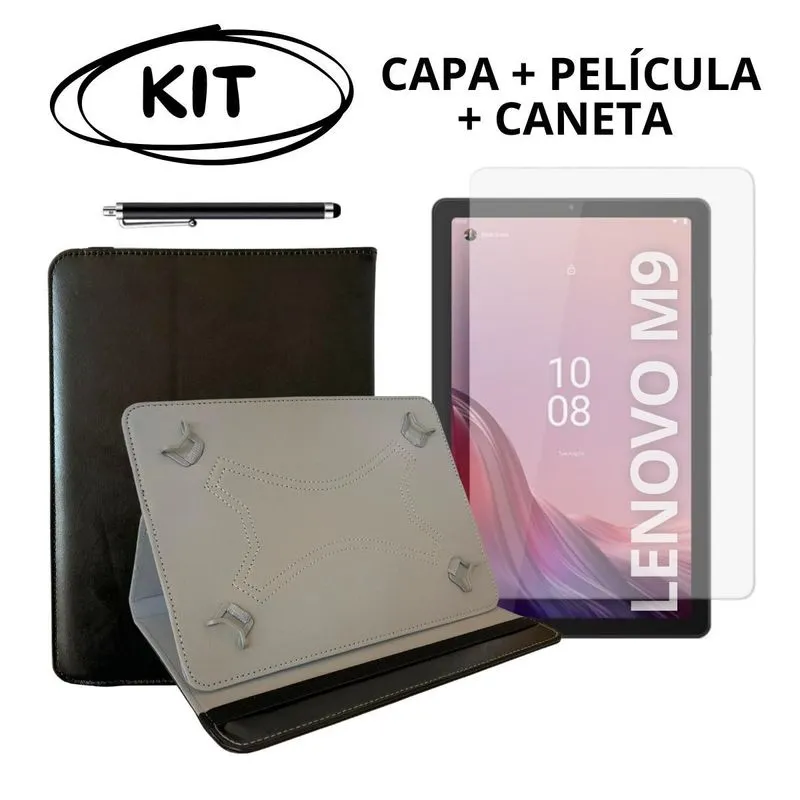 Capa Universal + Película Hidrogel Para Tablet Lenovo M9