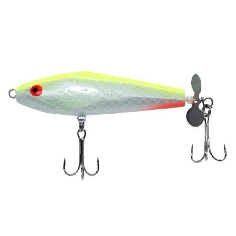 Isca Artificial Pesca Superficie Madeira Helice Tucunare 8cm