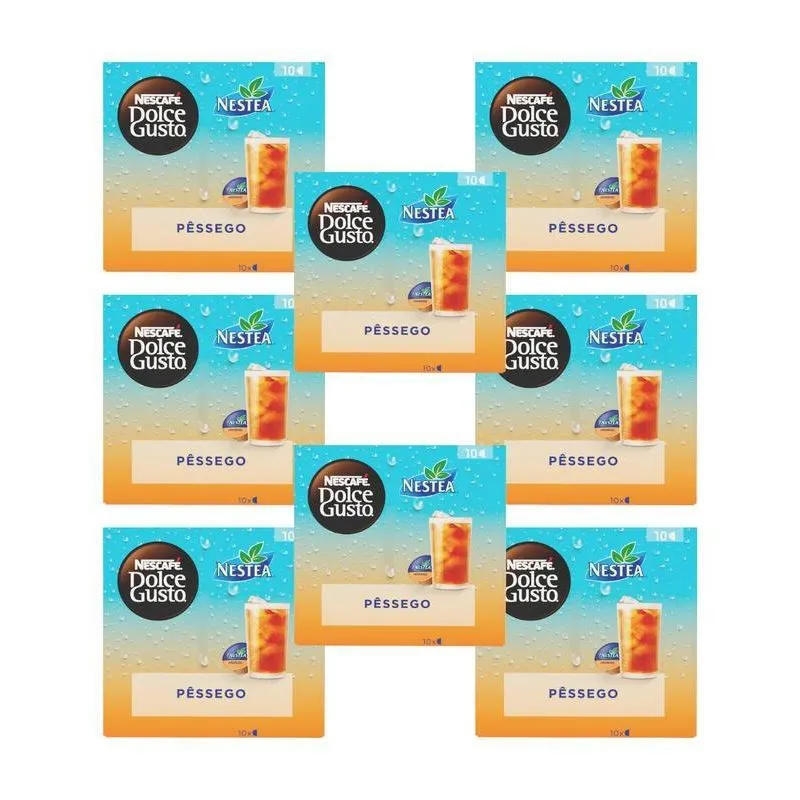 Kit 80 Cápsulas Chá De Pessego Dolce Gusto