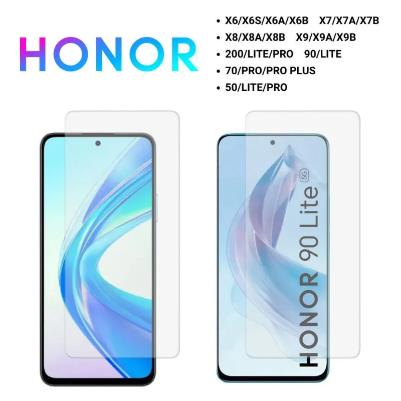 Película Hidrogel Honor Todos Os Modelos X6 X7 X8 X9 a/b 50