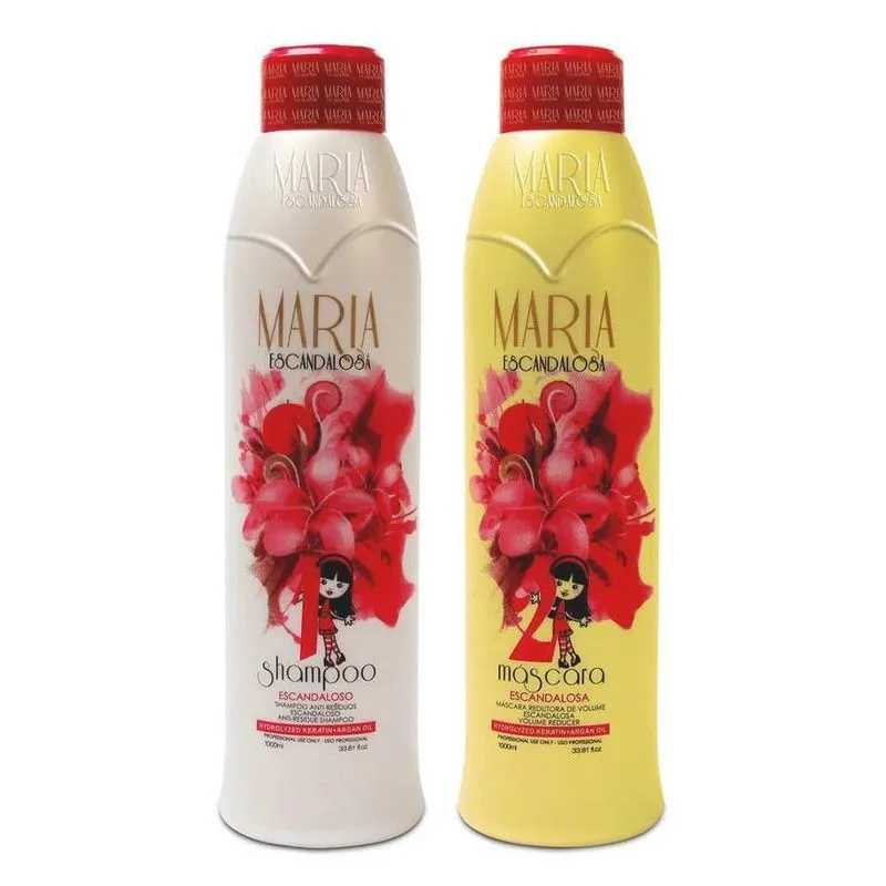 Kit Escova Progressiva Maria Escandalosa 2x1000ml
