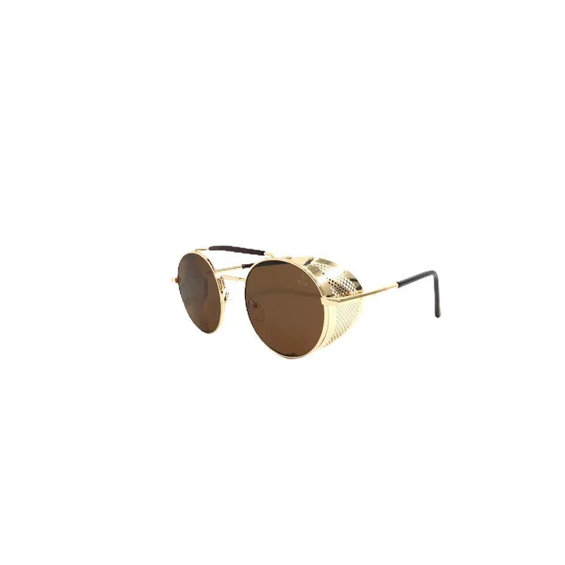 Óculos De Sol Alok X Metal Gold Polarizado Gratidão