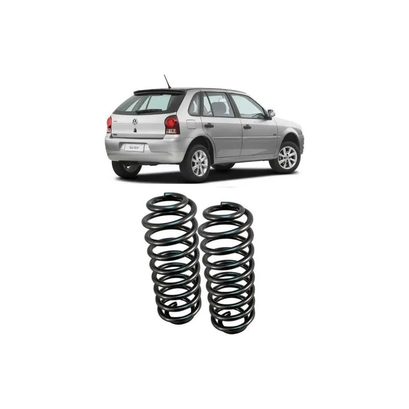 2 Molas Traseiras Reforçadas Gol G2 G3 G4 95 A 09 Gnv