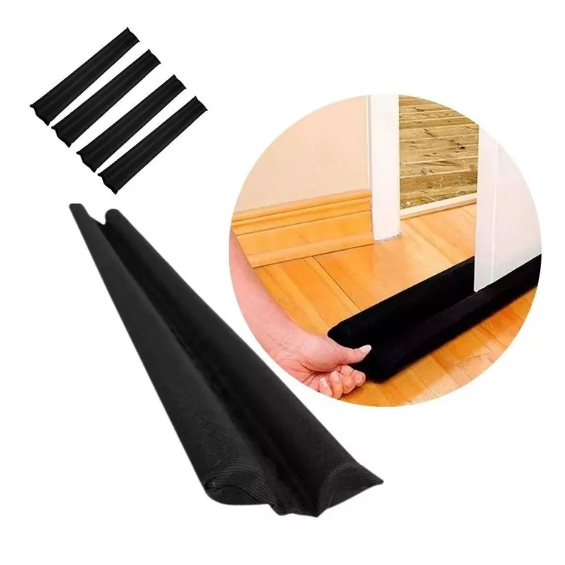 Kit Com 4 Veda Porta Contra Insetos Sujeiras Sortidos 70cm