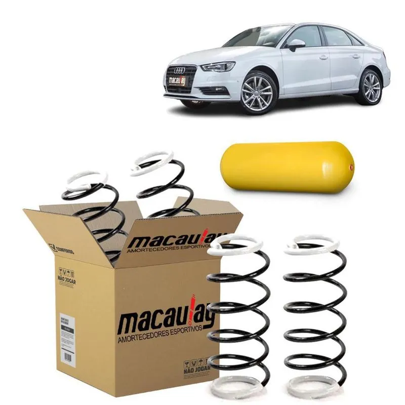 Par De Molas Gnv Traseira Audi A3 Sedan Hatch Pos 2014