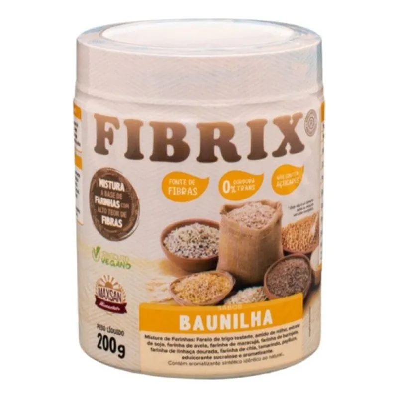 Fibrix Baunilha - Fibras Regulador Intestino- Vegano- 200g
