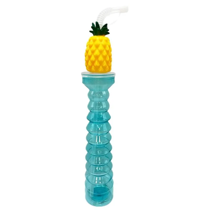Copo Infantil 500ml Plástico Com Canudo Coqueiro Infantil