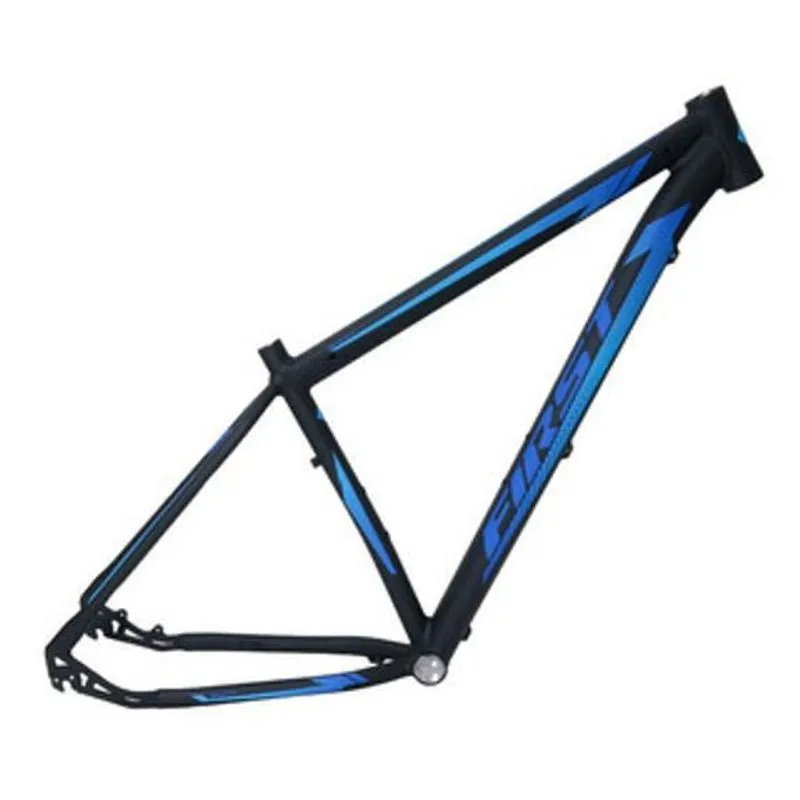 Quadro Mtb First Smitt Alumínio Preto/azul Fosco Tam. 17.5