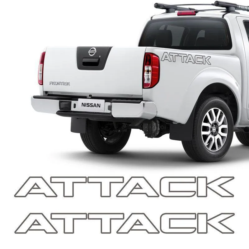 Kit Faixa Frontier Attack Modelo Original Adesivo Grafite