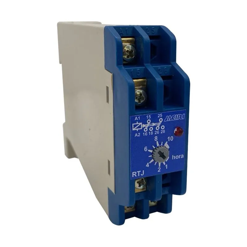 Rele de Tempo Pulso na Energização Circuitos Rtpj-1r 220vca 10 Horas